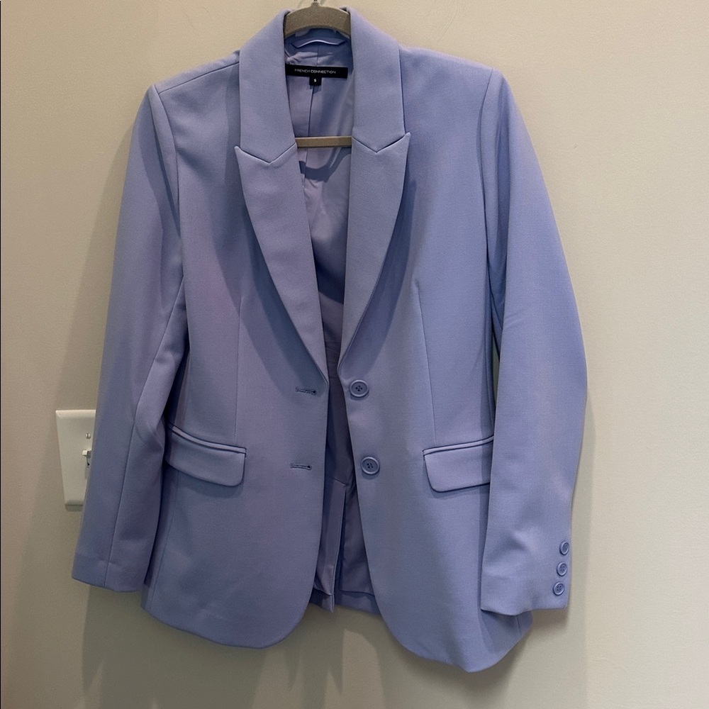 NWOT French Connection Light Blue Buntie Blazer